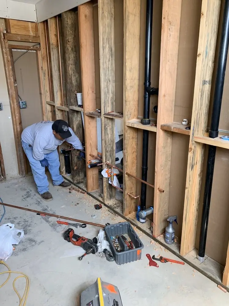 Commercial rough-in plumbing for Gas Line Repair in Pinewood Place